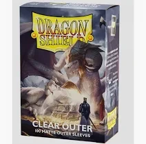 Dragon Shield - Matte Outer Sleeves (100 ct.) - Clear